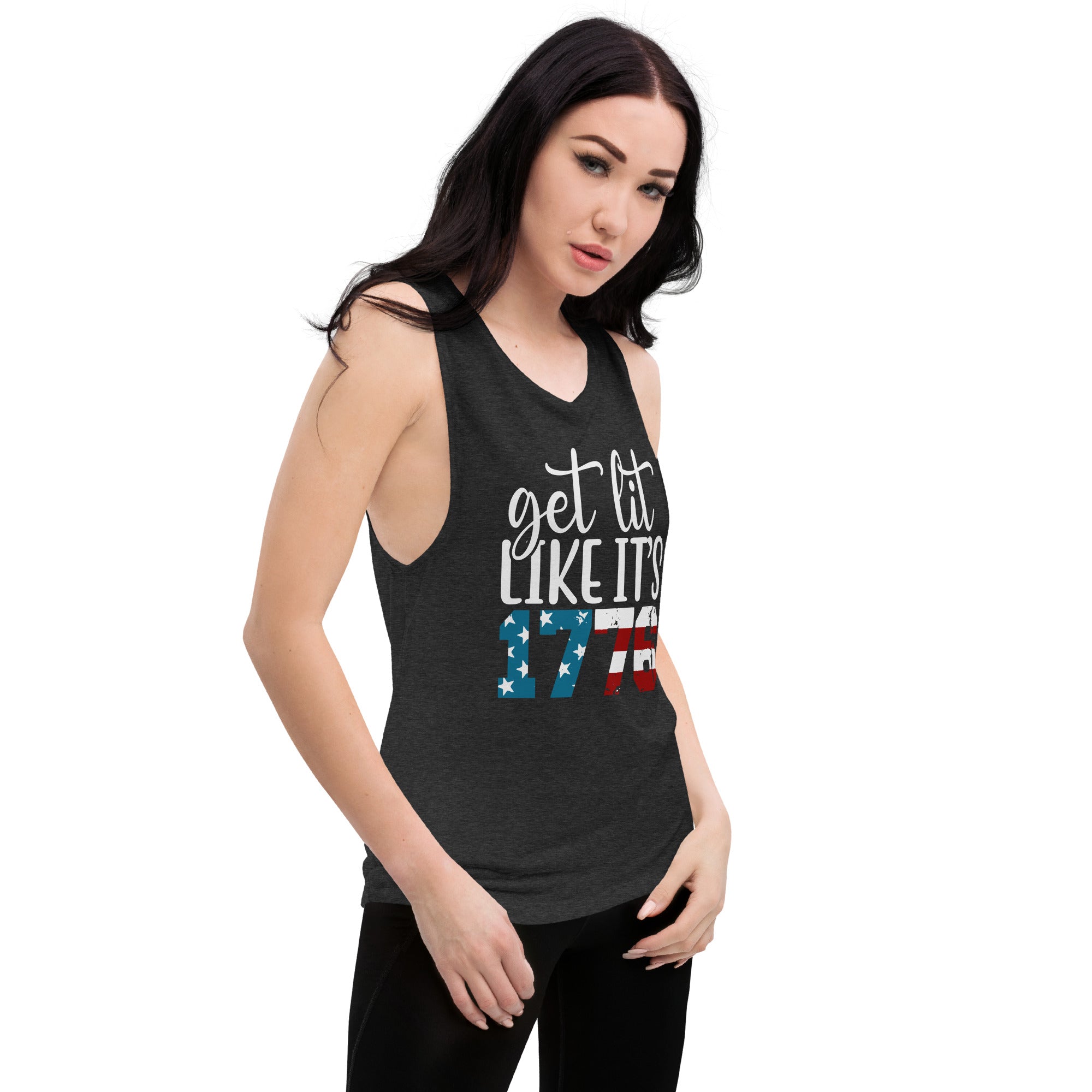 Get Lit Like It's 1776 Muscle Tank